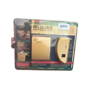 GE InstaJack Wireless Phone Jack System – Model TL96595 (New Old Stock)